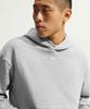 NIKE Solo Fleece Pullover Hoodie M - Dark Grey Heather:Sail / Ix1927-063