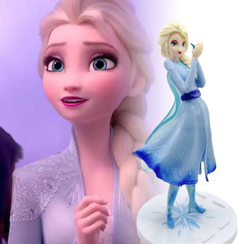 Frozen Figurine Elsa Anime Model Toys Statuary Ornament Christmas Gifts