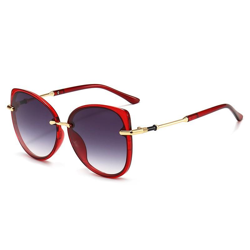 Sunglasses Women'S Sunglasses Cat Eye Large Frame Thin Face Glasses Tide