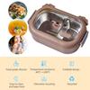 Stainless Steel Bento Box Leak-Proof Food Insulated Container  Double-Sided Locking Design for Adults/Students and Kids