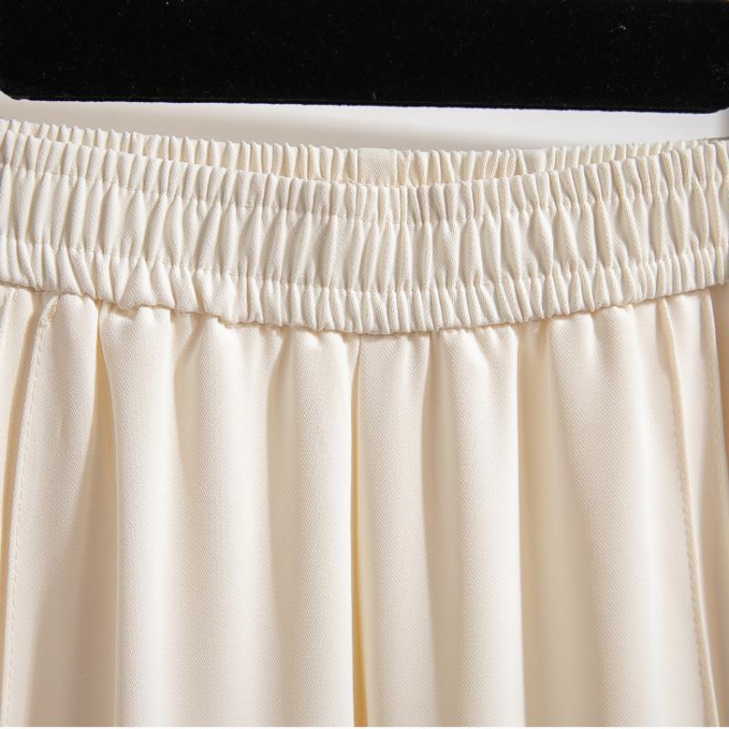 MOJTA Dámské jaro podzim plus velikost ležérní volné kalhoty s vysokým pasem