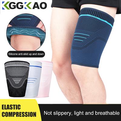 Durable And Safe 1Pcs Thigh Compressed Sleeves Hamstring Support Upper Leg Sleeves Thigh Sleeves For Running Sports Warmers Support Protector