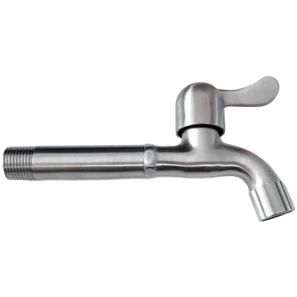 Faucet Stainless Steel Quick Open Faucet High Temperature Resistant Extended Water Tap For Garden Home Bathroom Kitchen Replace