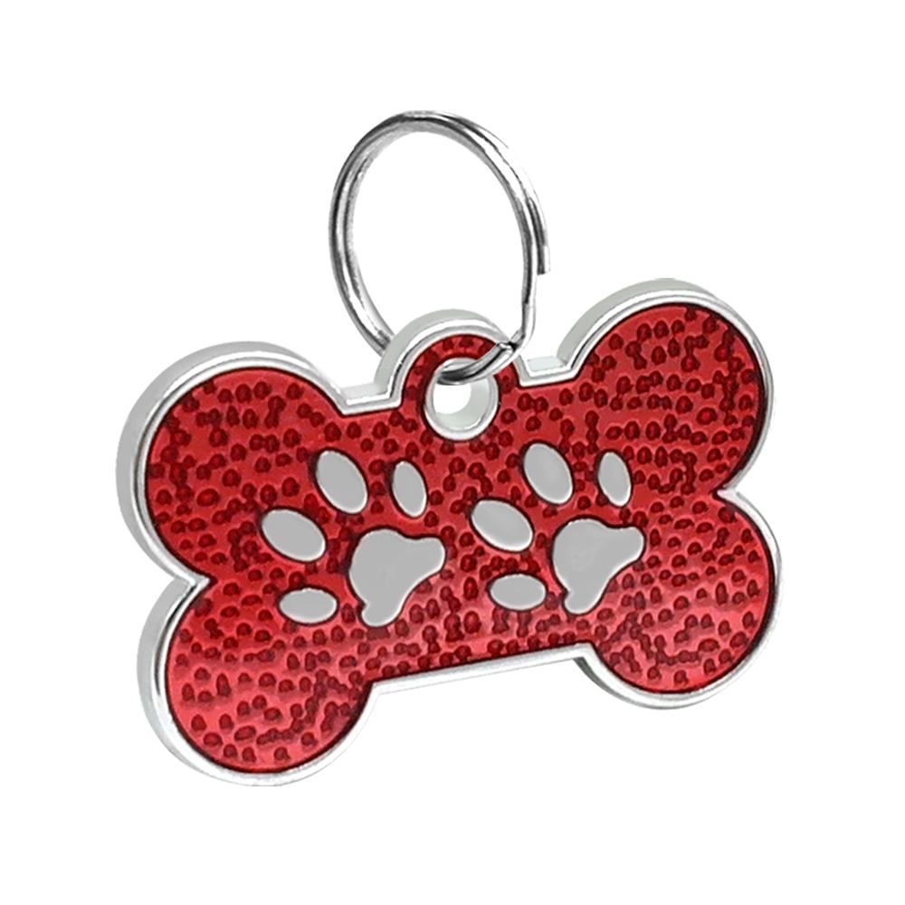 Anti-lost Dog ID Tag Personalized Dogs Cat Tags Bone Shape Customized Pet Nameplate for Collar Necklace Free Gift Chihuahua