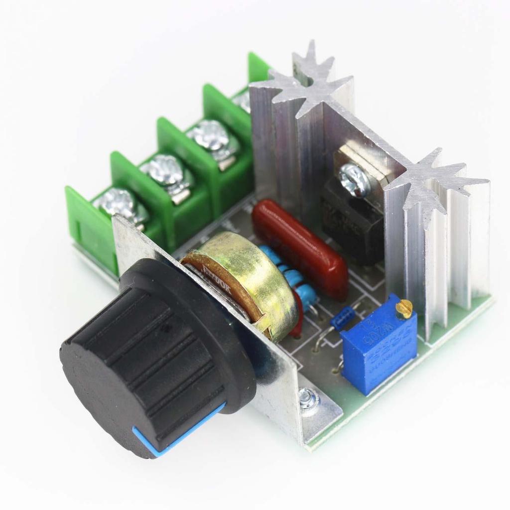 2000W Yüksek Güçlü Tristör Voltaj Regülatörü: Karartma, Hız ve Sıcaklık Kontrolü, Yüksek Güvenilirlik