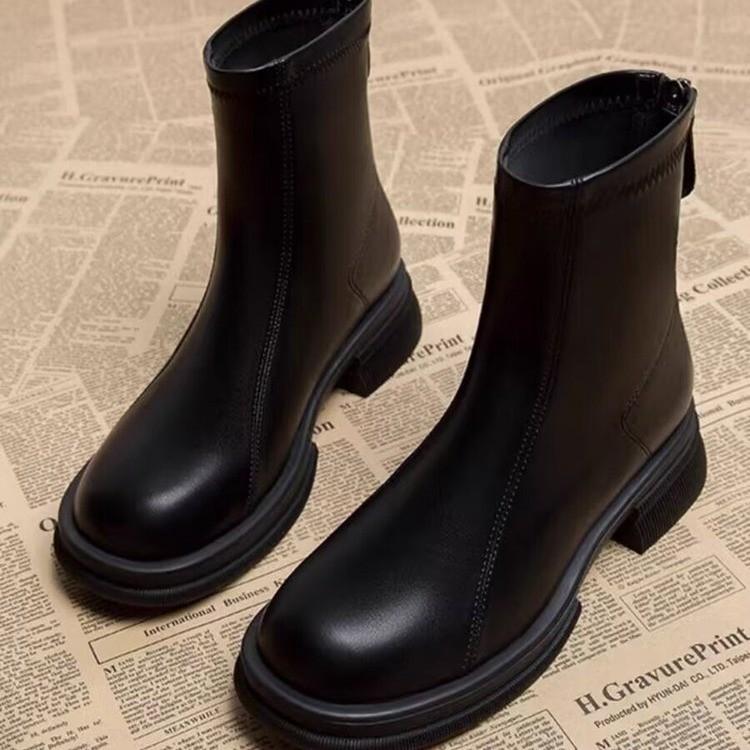 Boots women's autumn and winter new autumn and winter short boots women's thick heel small ankle boots thin boots