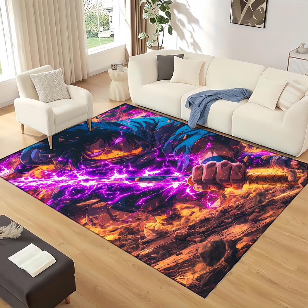 Anime 3D I-IItachii Cartoon Large Carpet Rug for Home Living Room Bedroom Sofa Doormat Decor,Area Rug Non-slip Floor Mat Gift
