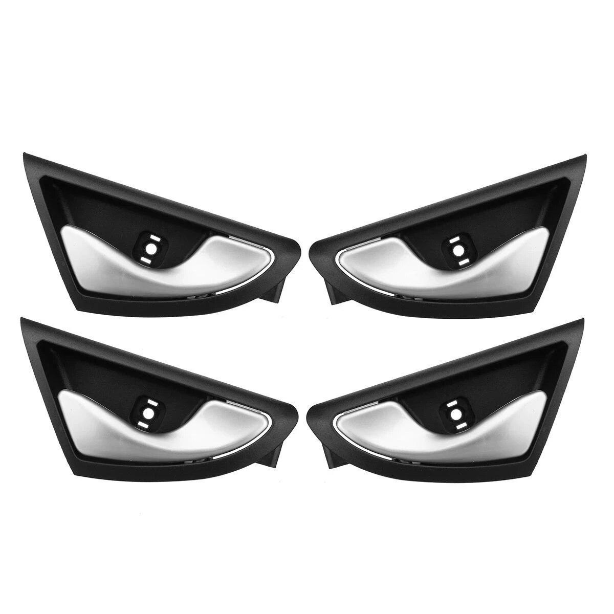 

4 шт. Ручки для дверей салона автомобиля, ручки открывания для JAC J3 J3S Turin 2009-2015 6105230U8010 6105240U8010 матово-серебристый