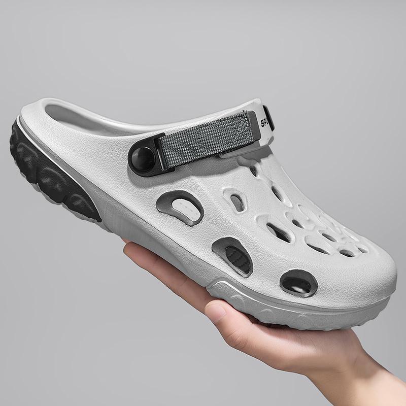 Fashion Men Clogs Slippers Fashion EVA Insole Men Slippers with Arch Support Waterproof Garden Shoes For Men Beach Shoes