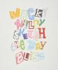 WACKY WILLY Typographic Long Sleeve White