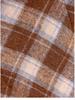 2025 Winter Plus Size Retro Plaid Midi Skirt - Thick Wool for 130-320 Jin
