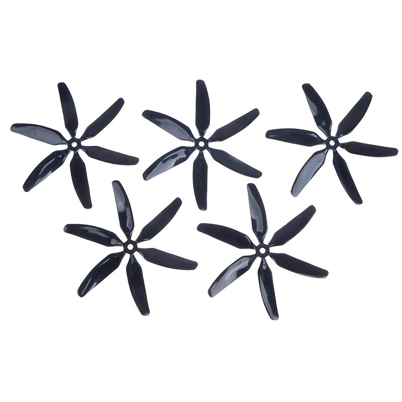 10Pcs 504060 Six-Blade Propeller Cw Ccw 5 Inch Propellers Blade For Fpv Quadcopter Racing Rc Drones Propellers Blade