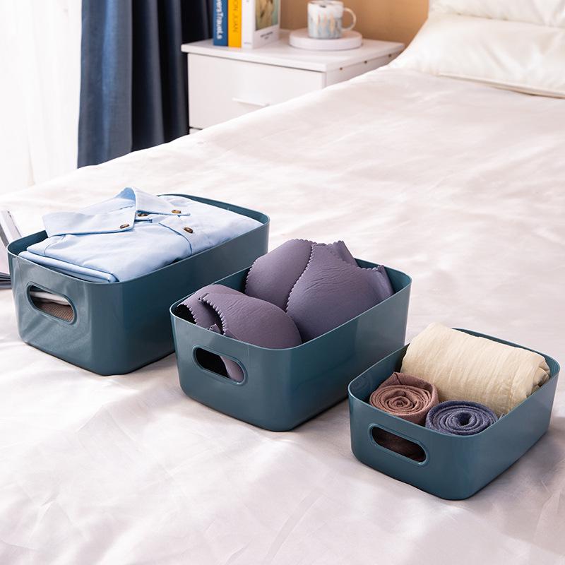 Multipurpose Plastic Storage Box for Cosmetics, Kitchen, Snacks, and More