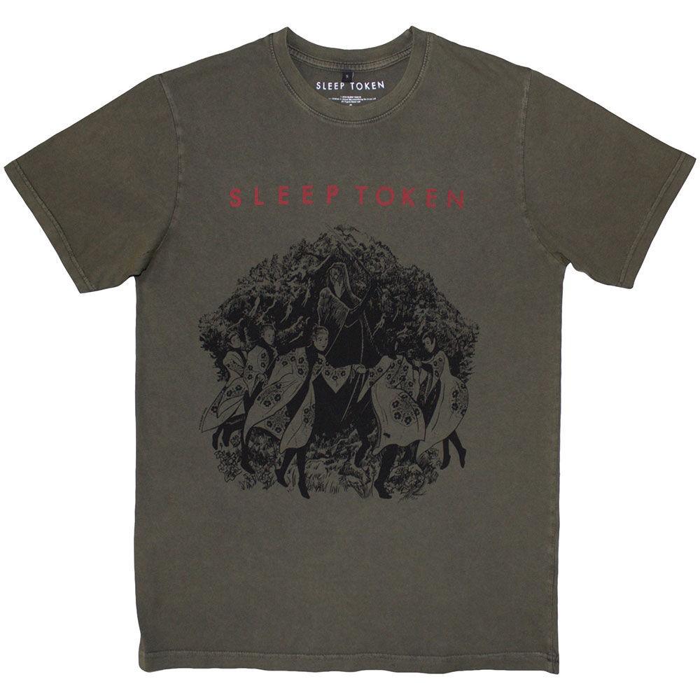 26 Sleep Token The Love You Want Green Wash Shirt S-XXL Official Band T-shirt Unisex T-Shirt M