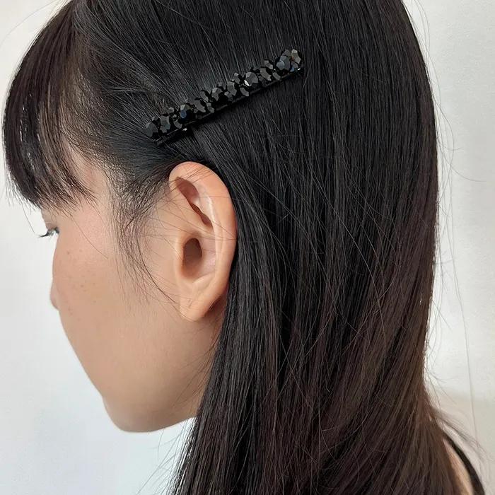 line cubic hair pin - 4color