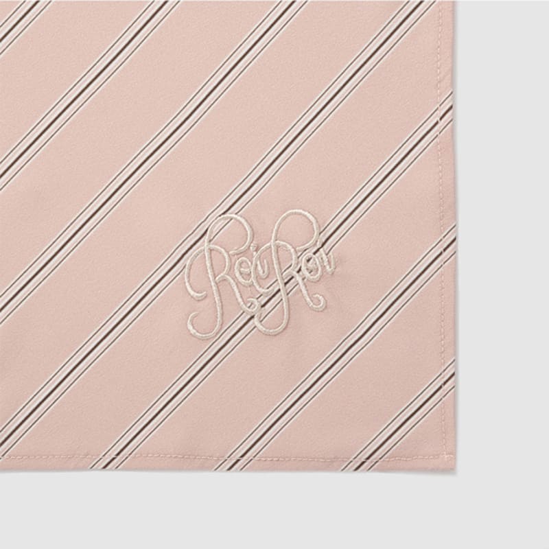 ROIROI Roy Striped Scarf - Pink