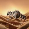 RADO Radar Crystal Series Automatic Mechanical Movement 50 Meters Waterproof 35mm Brown Dial Stainless Steel Case Stainless Steel Strap R30029902