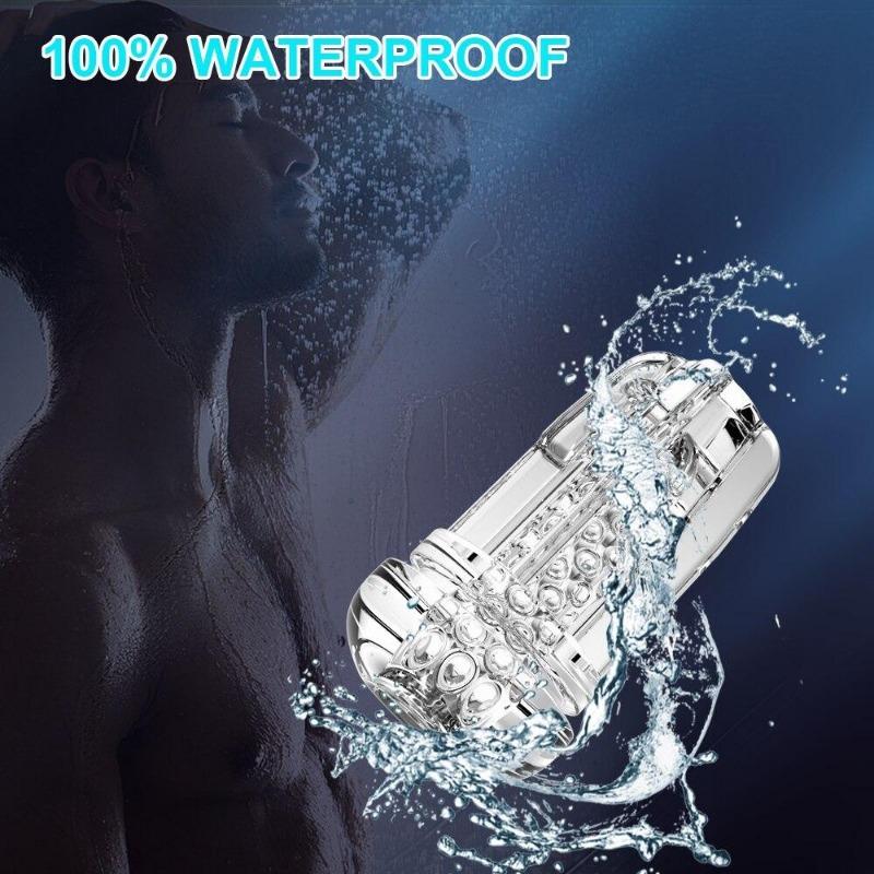 Transparent Powerful Sucking Male Masturbator Automatic Vagina Masturbation Sex Toys for Men Goods for Adult Electric Mastubator