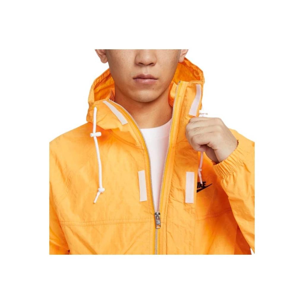 Nike Waterproof Hooded Zip-Up Long Sleeve Jacket Men Outerwear University-Gold FN3109-739