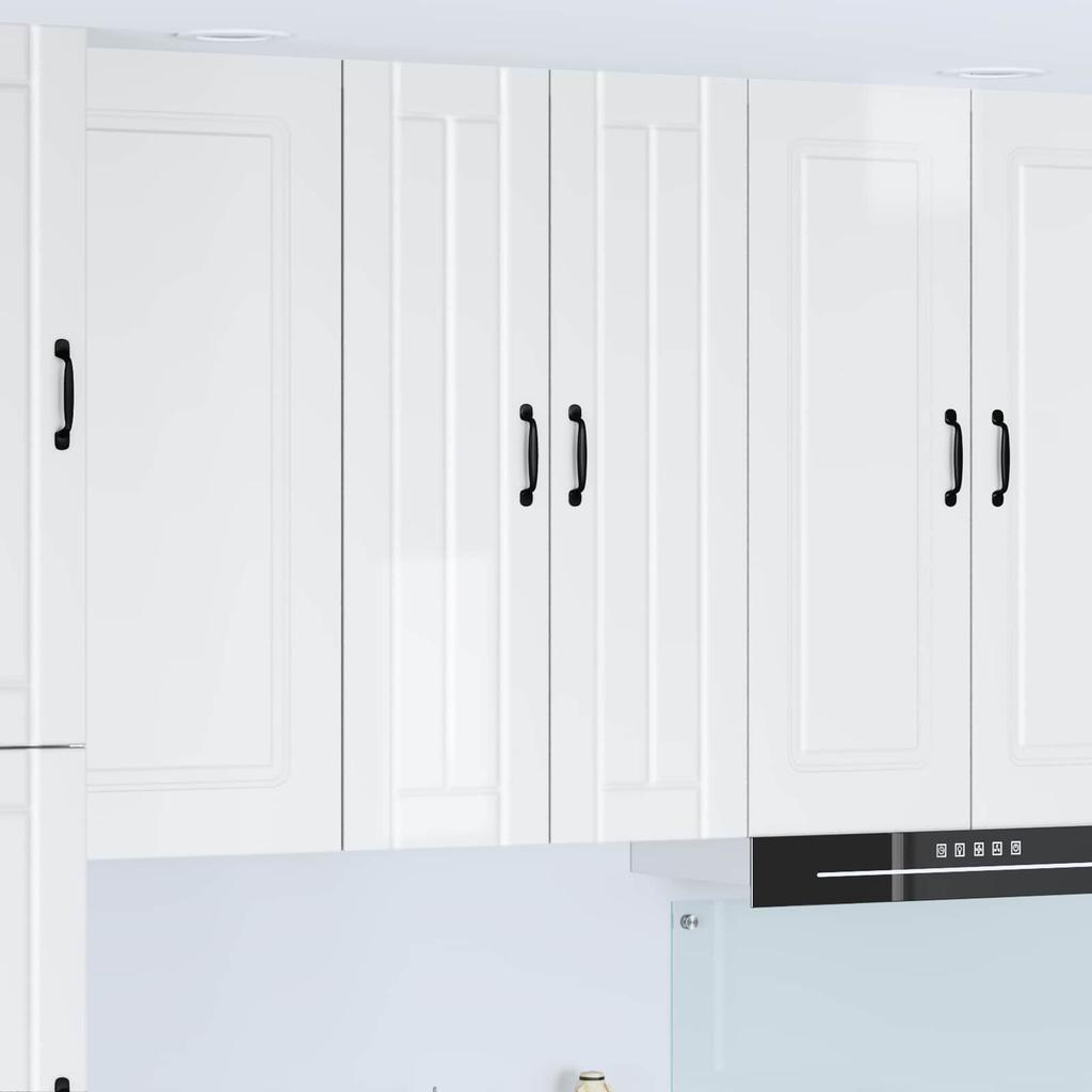 Wall Cabinet LUCCA Glossy White 60 x 31 x 100 cm Particleboard