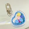 1pcs Tulip Hanging Keychain INS Korean Flower Keychain Spring Tulip Earphone Hanging Student Keychain Pendant