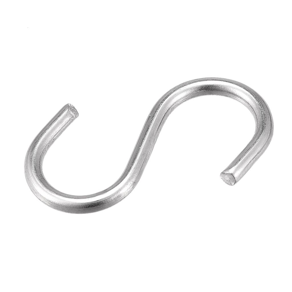S Shaped Hook Clasps Clasps Hooks Storage Rack Household Organizer for Hanging Objects In Kitchen Garden 4/16Pcs 1.57"/2.6" Long