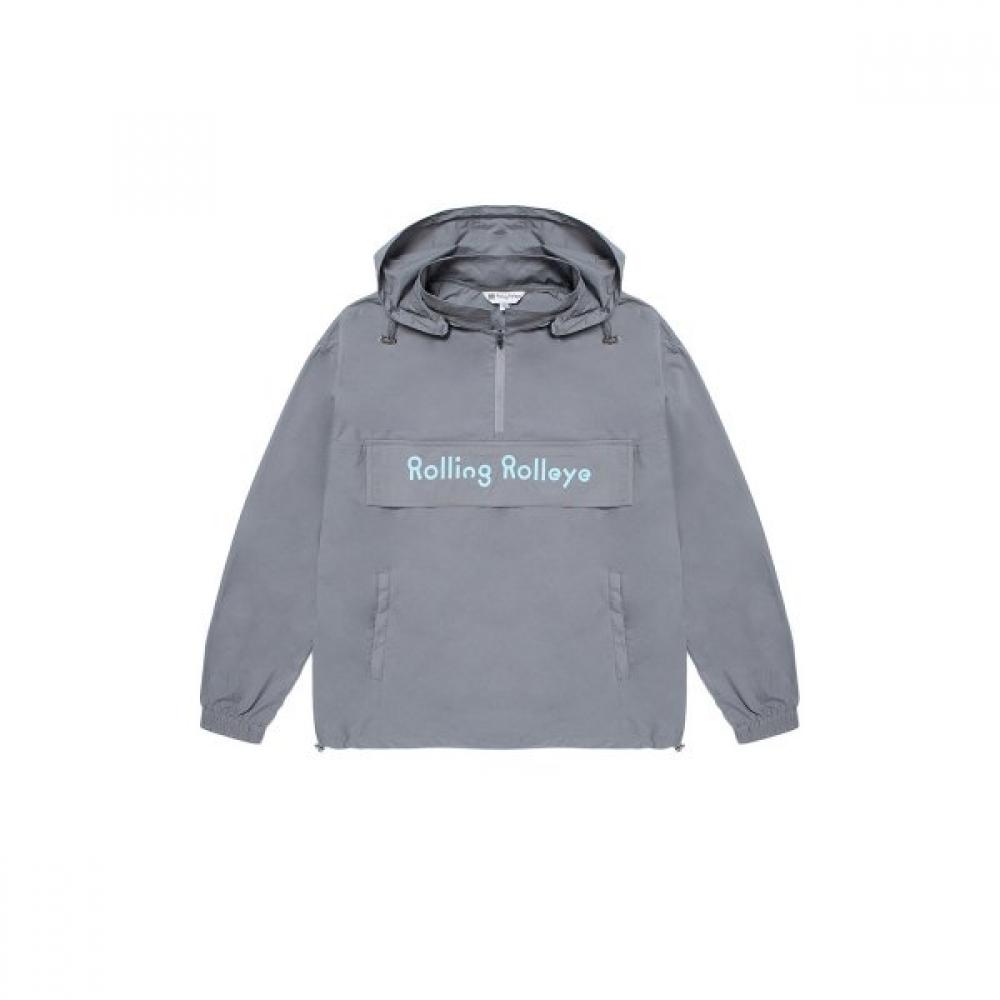 Rolling Rollie Men S Windbreaker Gray M