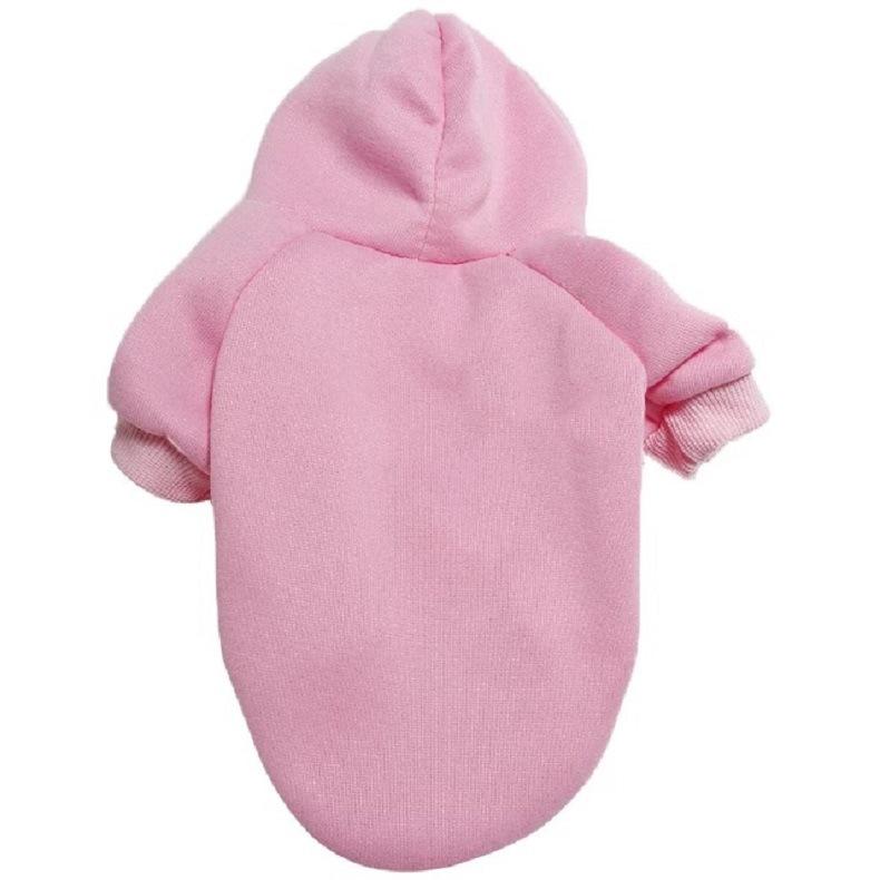 Hot-selling Blank Large Dog Hoodie Customizable Windproof Cartoon Design Warm Fleece Pet Sweatshirt Oversized Summer Multiple