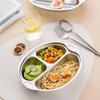 Camellia 304 Stainless Steel Divided Baby Food Bowl