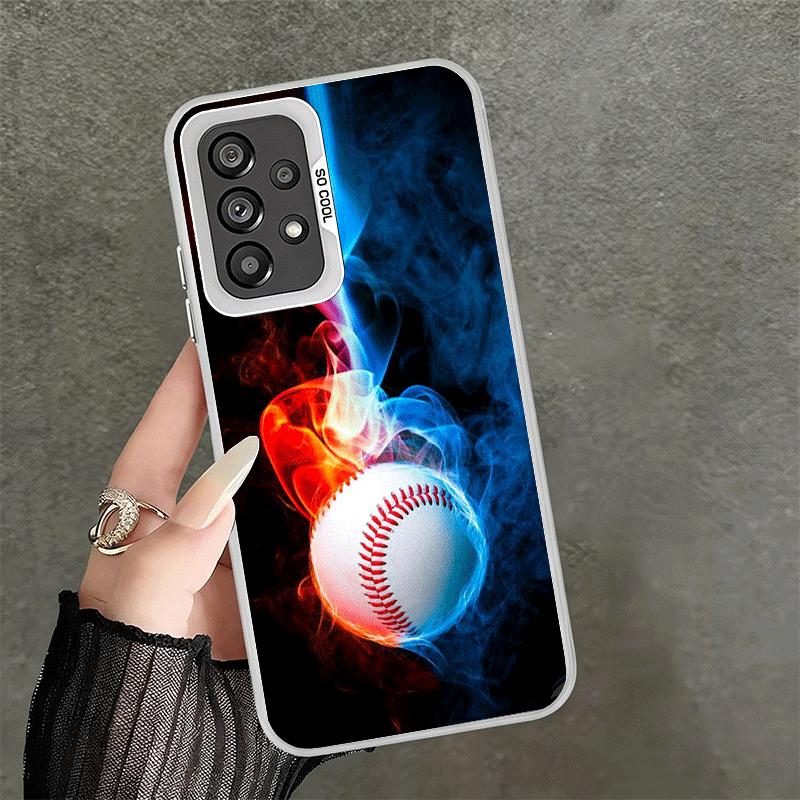 Baseball Sport Soft Phone Case for Samsung A17 A16 A15 A14 A13 A57 A56 A55 A54 A53 A37 A36 A35 A34 A33 A26 A25 A24 A23 A52