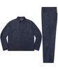 Lapper [Set][Summer][Non-Fade] Denim Work Shirt Long Sleeve Set-Up Ver.1 - Deep Blue