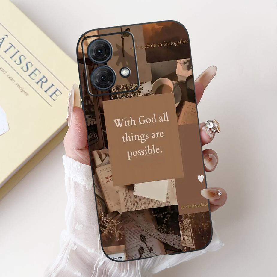 For Motorola Moto G54 5G Case XT2343-1 Luxury Candy Painted Cover Soft TPU Phone Case For Motorola G84 G 54 MotoG54 MotoG84 Bags