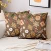 1 Pieces Christmas Patterned Cushion Covers With Cookie Design Polyester Pillowcase, Sofa Cushion Cov Headboard Pillow