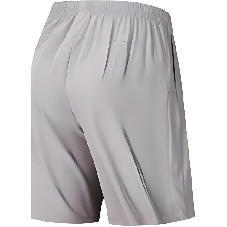 Anta Training Series Sports Simple Solid Color Elastic Quick-Dry Breathable Casual Shorts Men shorts Ash-Gray 152437526-4