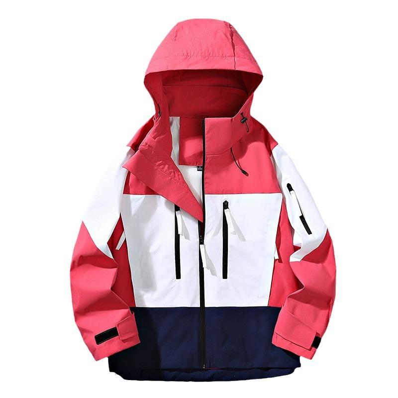 Trendy Brand Jacket Jacket Function Color Matching Tooling Casual Hooded Men's Jacket Couple Cardigan Top