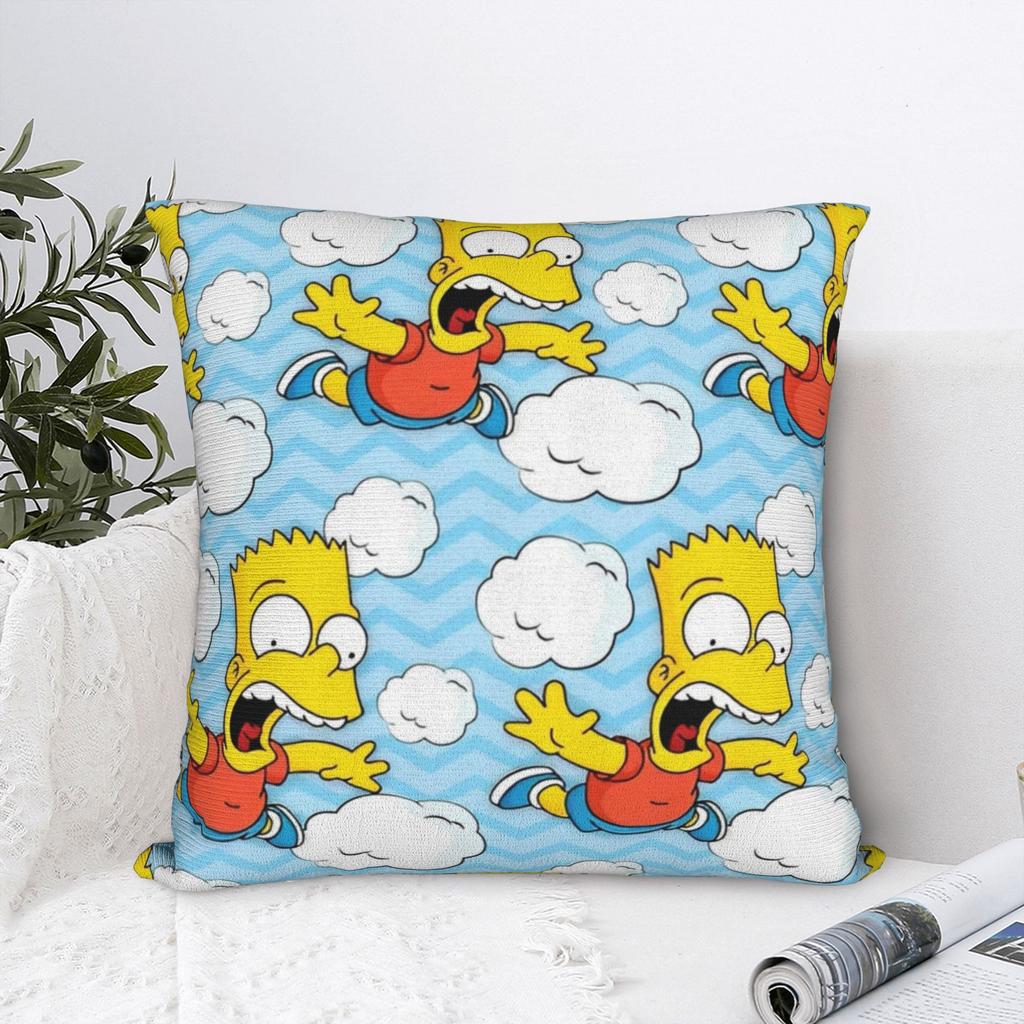 ציפיות לכריות נוי הפנים של S-Simpsons אביזרים לבית כיסוי ציפית לכרית זריקה עם רוכסן גדלים מרובים