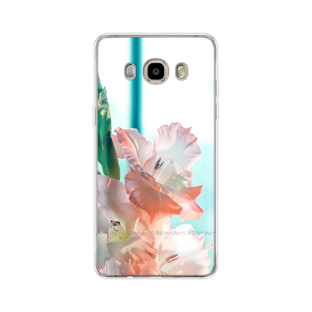 For Samsung Galaxy J5 2016 Case J510 J510F/ds J510FN Cover Fashion Daisy Soft Protective Covers For Samsung J5 2016 Fundas Coque