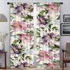 Modern Living Room Curtains for Camera Beauty Flowers Blackout Curtain Halloween Decoration Partition Home Interior Curtains