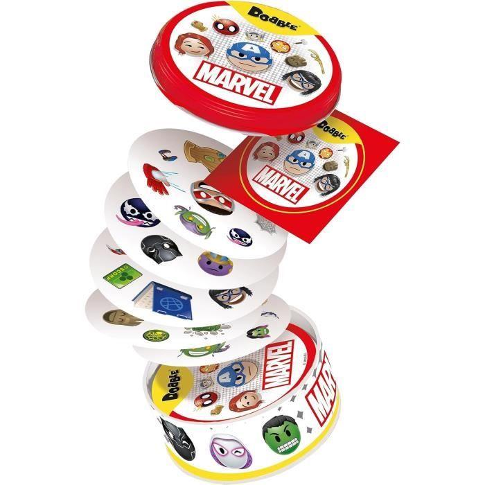 Jeu D'ambiance - ASMODEE - Dobble : Marvel Emoji (Eco Sleeve) - 6 Ans - Extérieur - Mixte