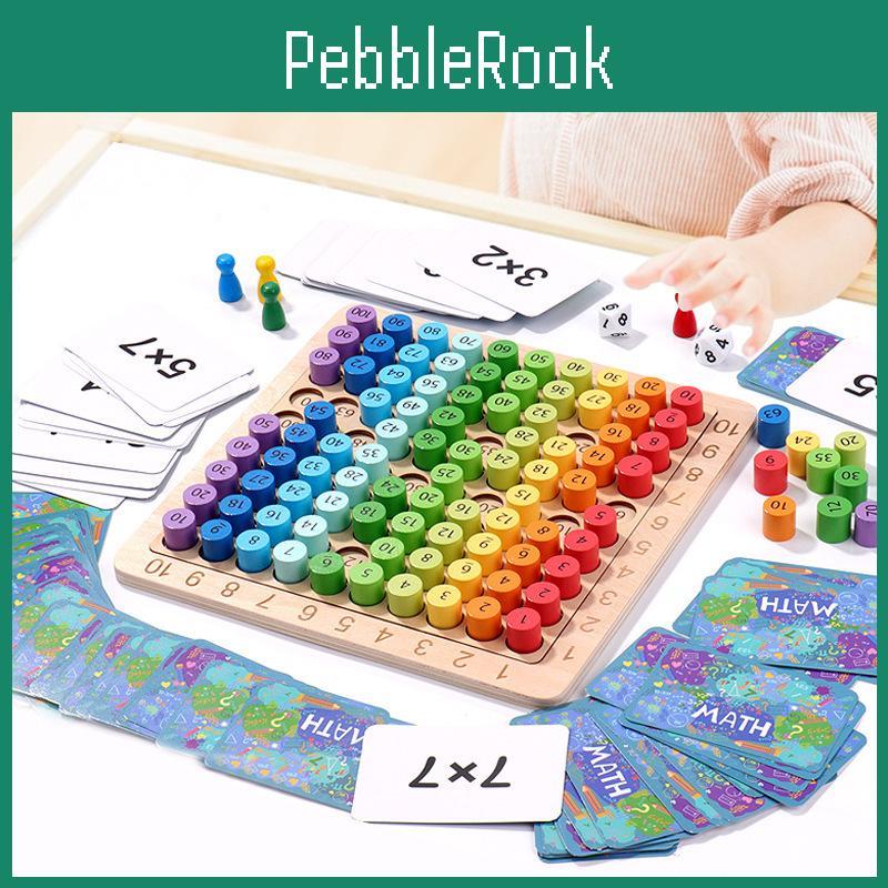 Math Learning Toy With Wooden Multiplication Board For Kids Educational Development