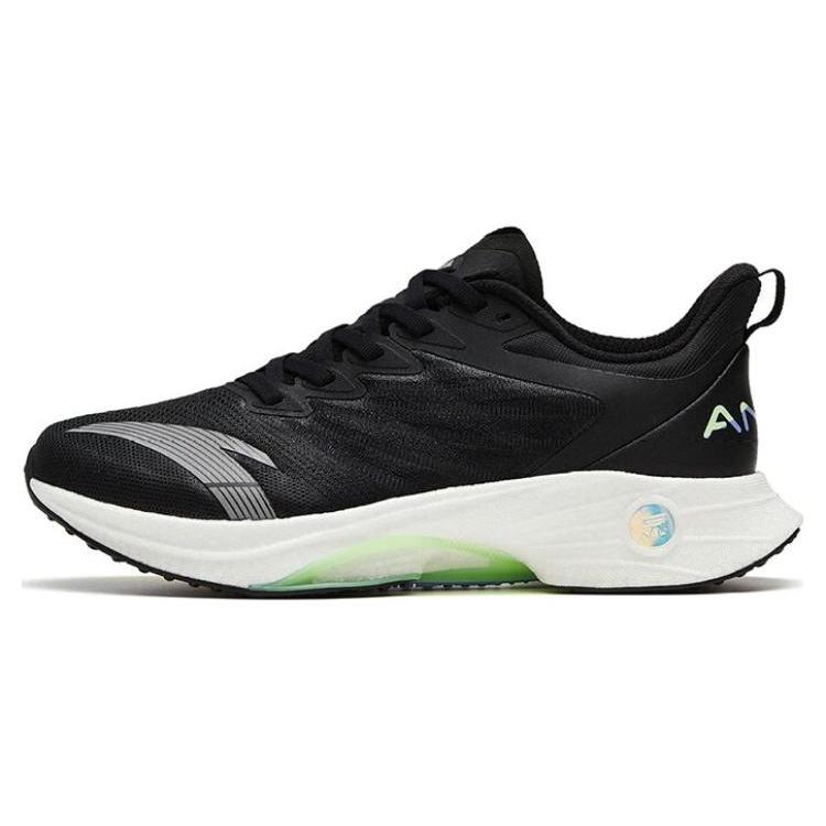 

new Anta MACH 3.0 Anti Slip Wear Resistant Low Top Running Shoes Women s Black White 36