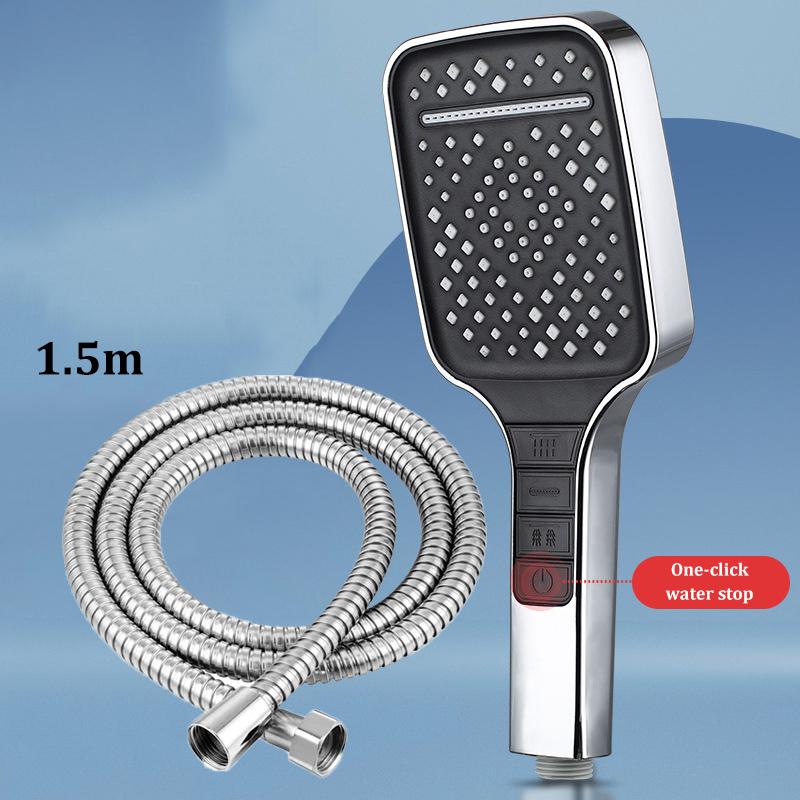 7-speed Booster Large Panel Handheld Shower Head High-quality Shower Household Filter Shower Head Set Multifunctional