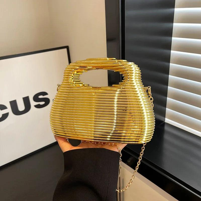 Acrylic Solid Texture Shape Women's Shoulder Bag Advanced Luxurious Daily Matching Handbag Summer New Style Sweet Crossbody Bag