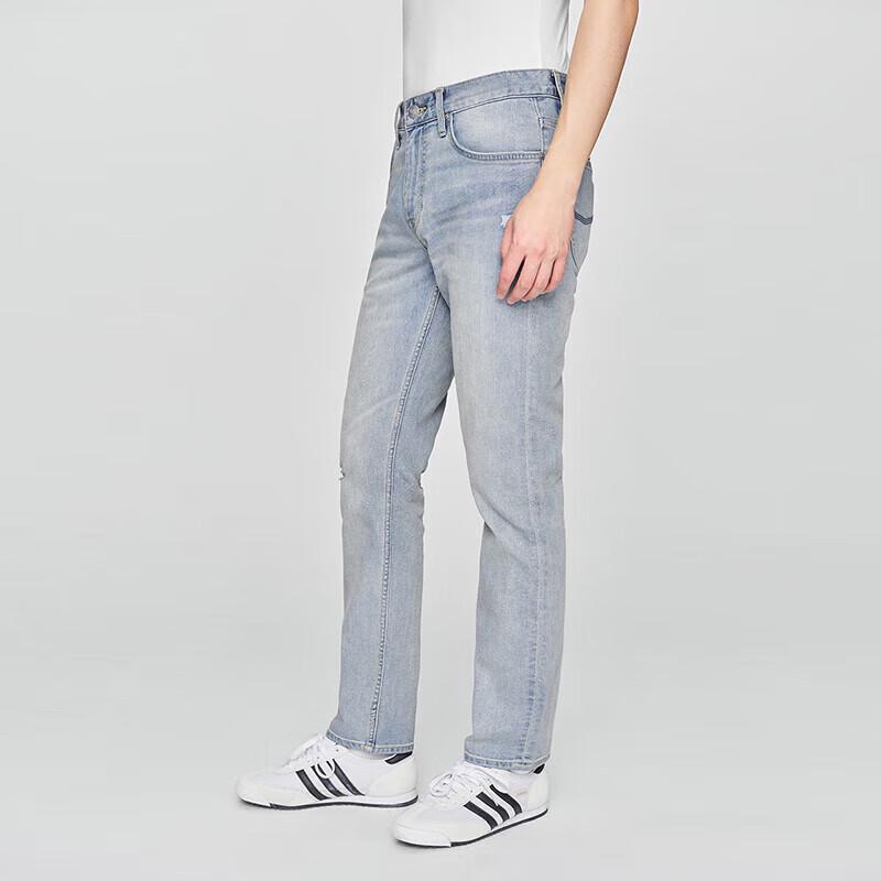 Lee Men's 723 Slim Straight Vintage Light Blue Cooling Jeans