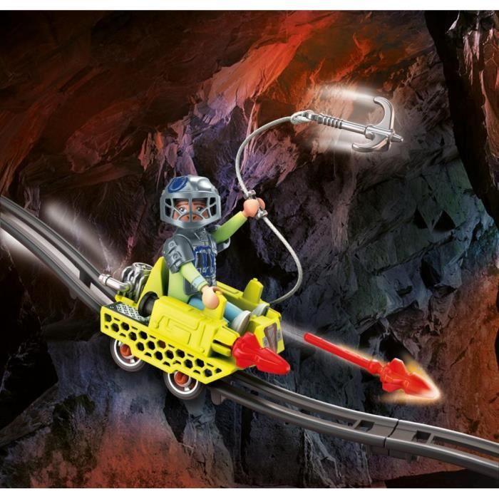 PLAYMOBIL - 70930 - Dino Rise - Mine Cruiser Avec 1 Personnage Et Des Projectiles