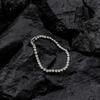 Full Diamond Bracelet Niche Light Luxury Light Color Row Diamond Claw Inlaid Zircon Bracelet