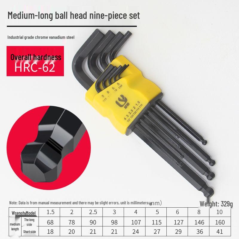 Multifunctional Hex Key and Torx Wrench Set