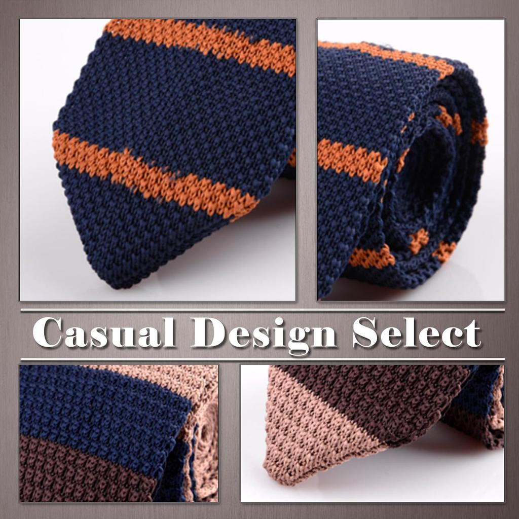 [One Limitation] Knit Tie, Business Casual, Simple, Suit, Commuting, School, Men's & Women's NK042(A13)
