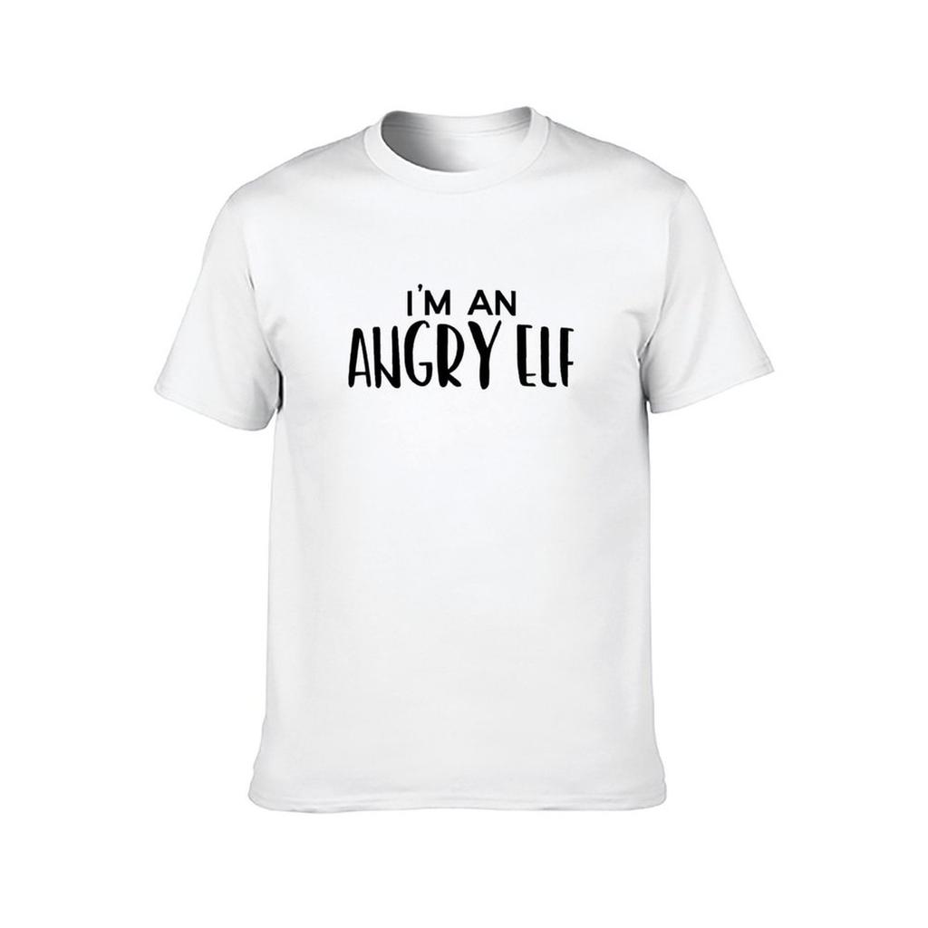 AntiChristmas Elf quotes  Im an Angry Elf TShirt t shirts for man pack white t shirt personalised TShirt