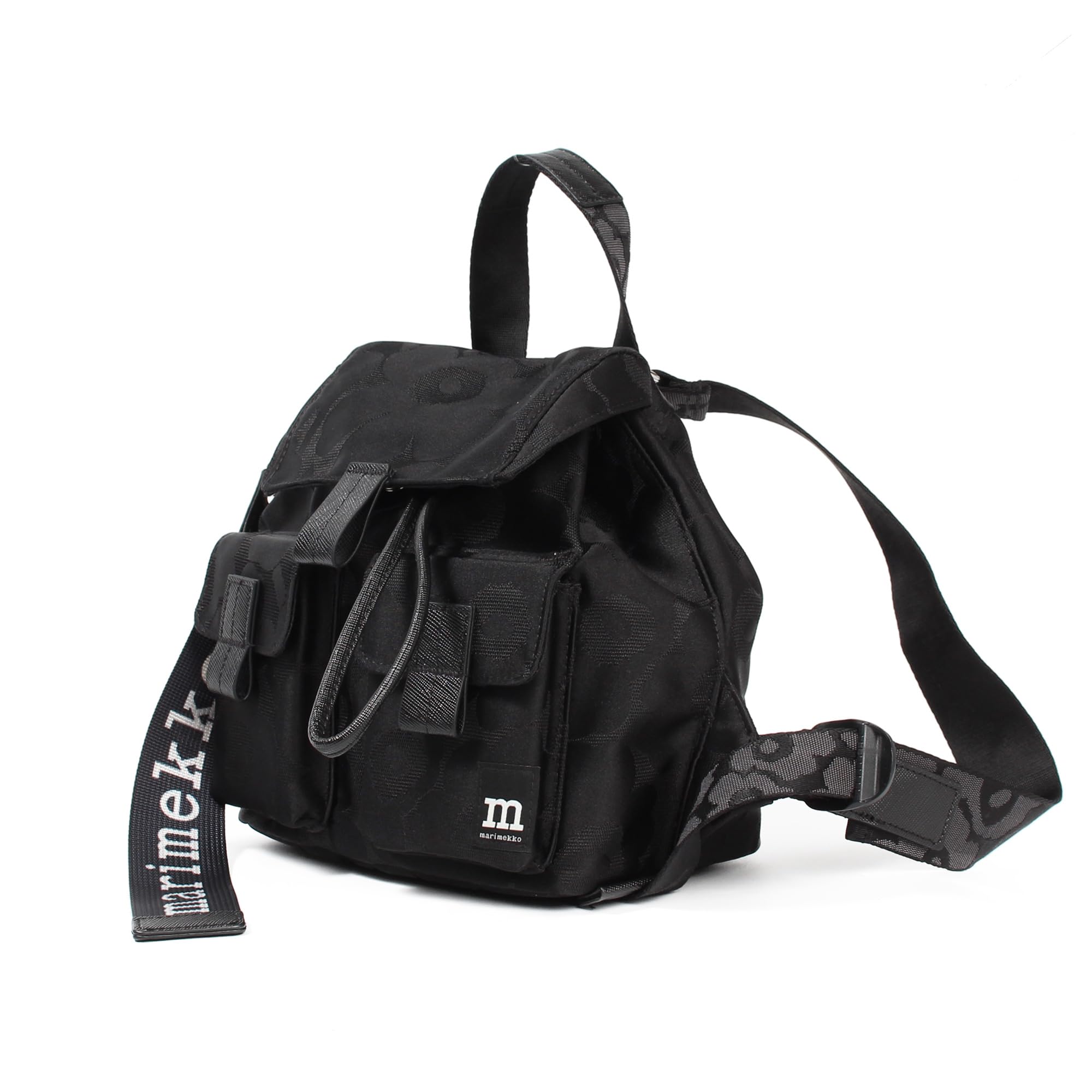 

Рюкзак Everything Unikko Мини-сумка с цветочным узором, черный 092230 999 EVERYTHING РЮКЗАК S UNIKKO BLACK Logo [Marimekko] Женская [Товар]